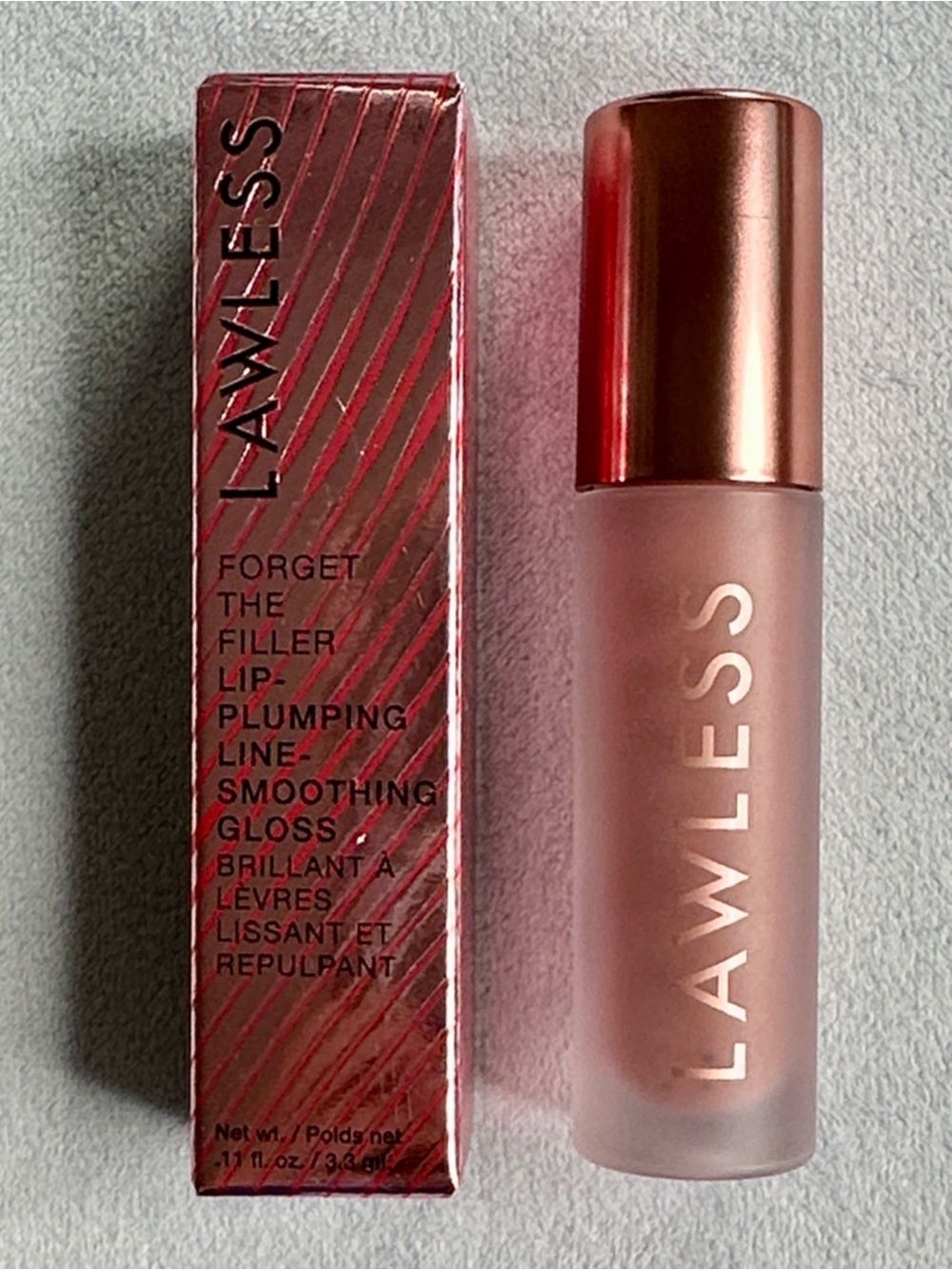 🎨 LAWLESS | FORGET THE FILLER LIP-PLUMPER LINE SMOOTHING GLOSS